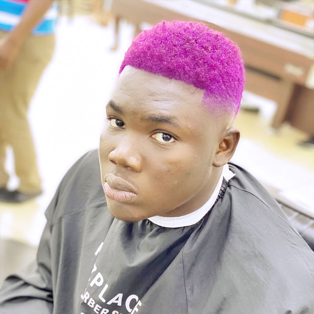 &nbsp;Purple Dyed Low Taper