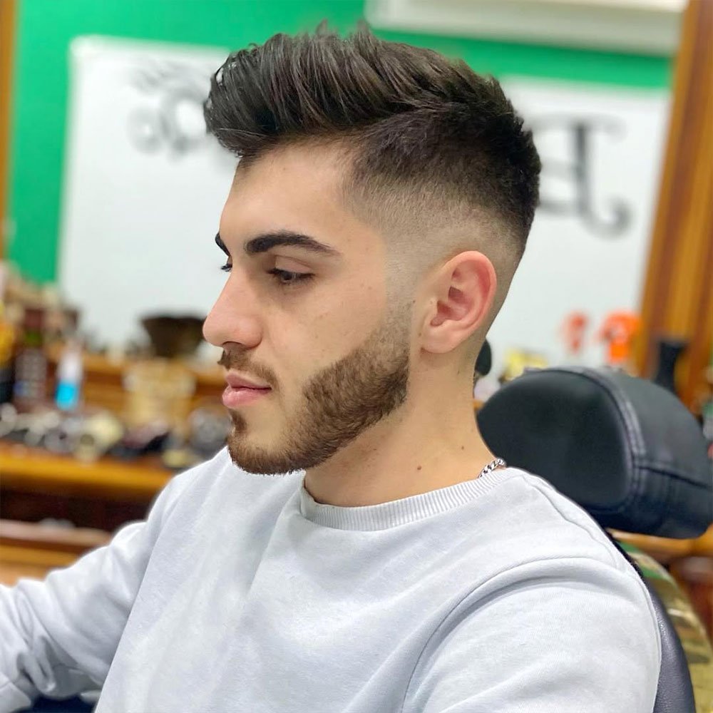 Spiky Taper Hairstyle