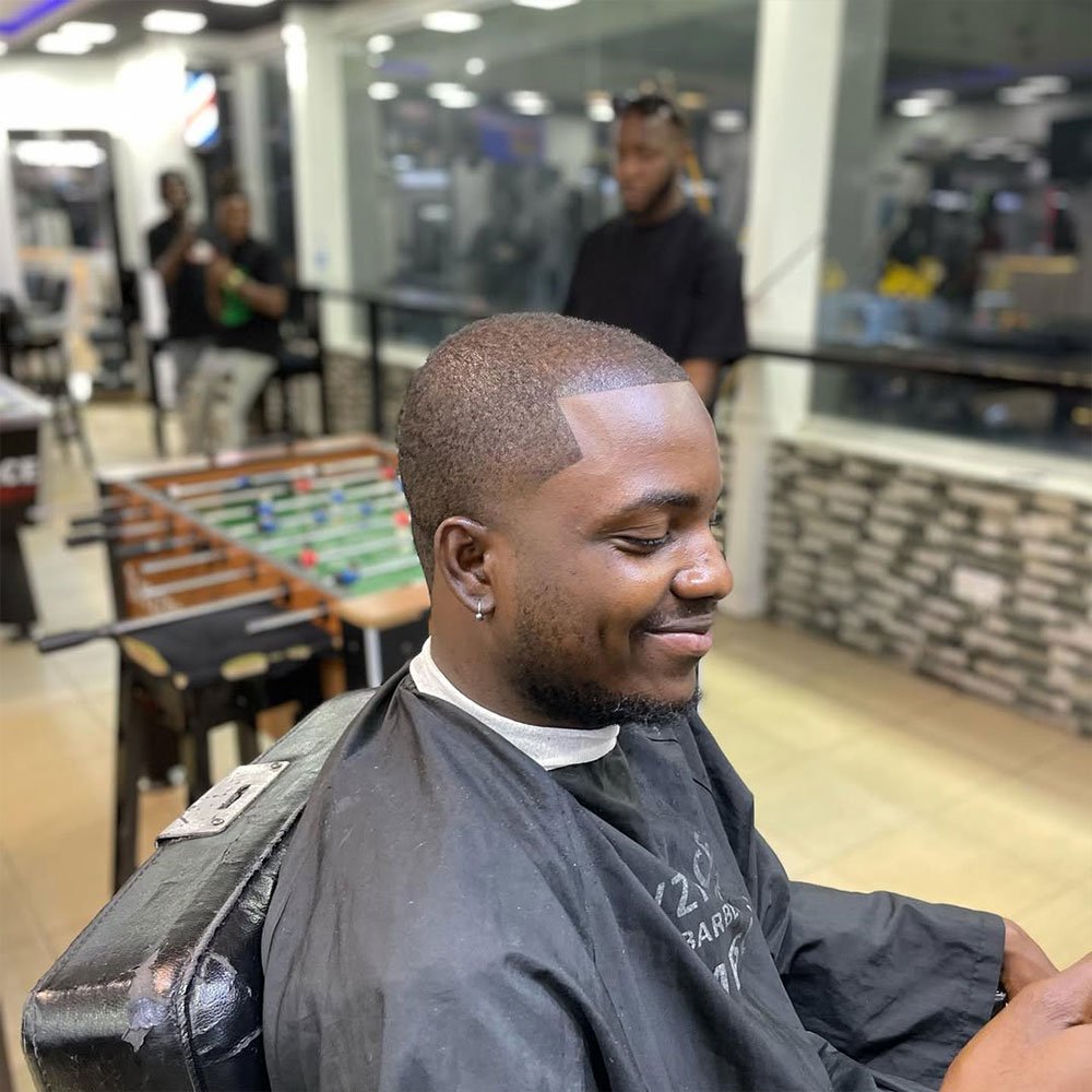 Perfect Low Taper Fade with Line-Up