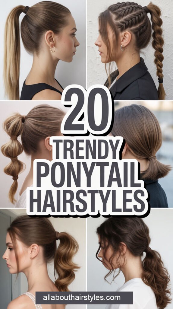 20 Trendy Ponytail Hairstyles