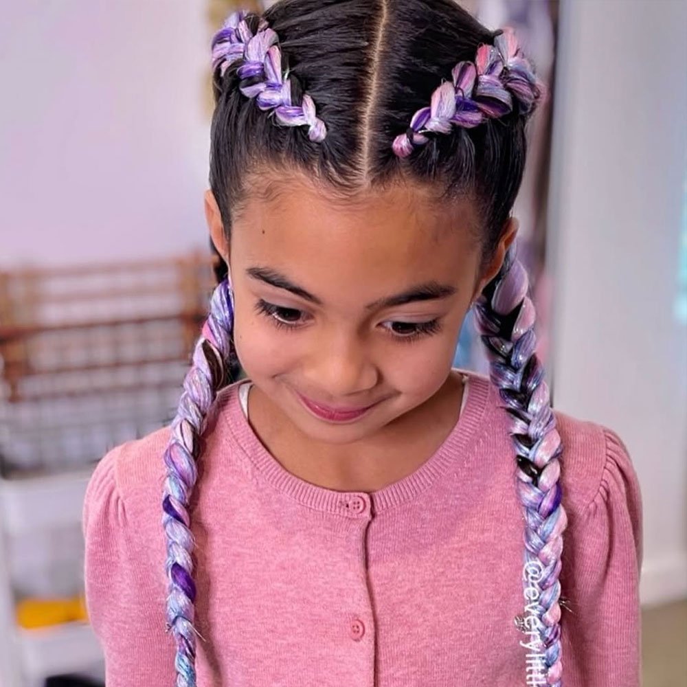 2 Feed-In Braids