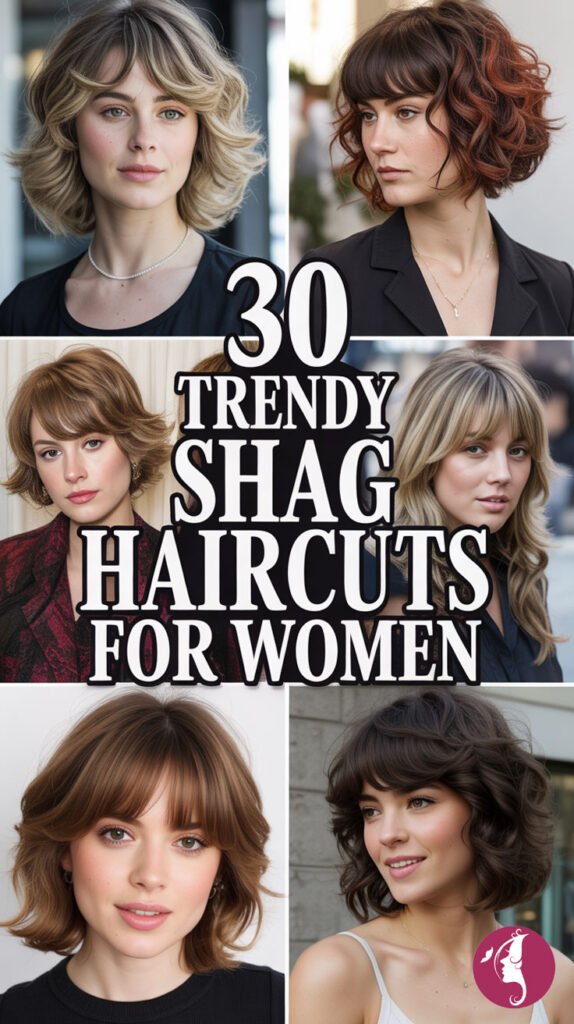 30 trendy shag haircuts for women