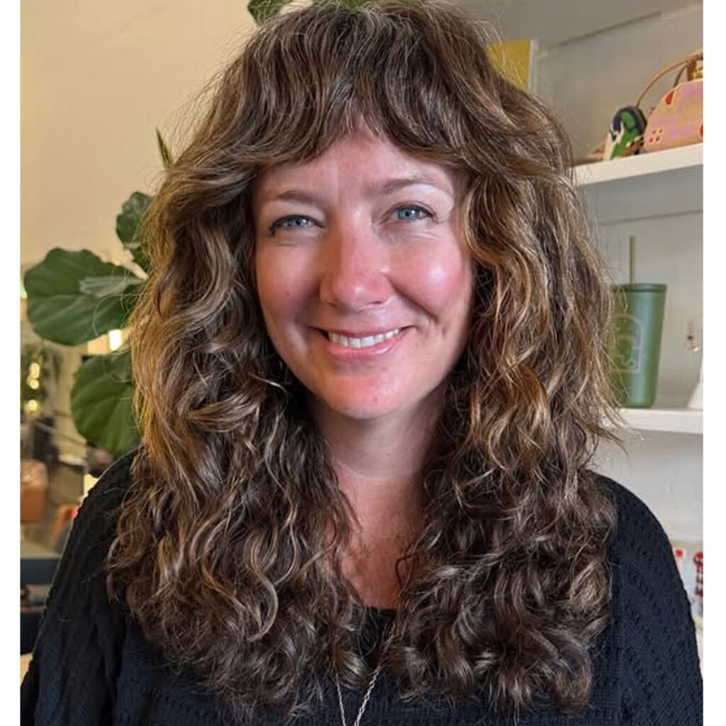 Curly Shag (Before & After)