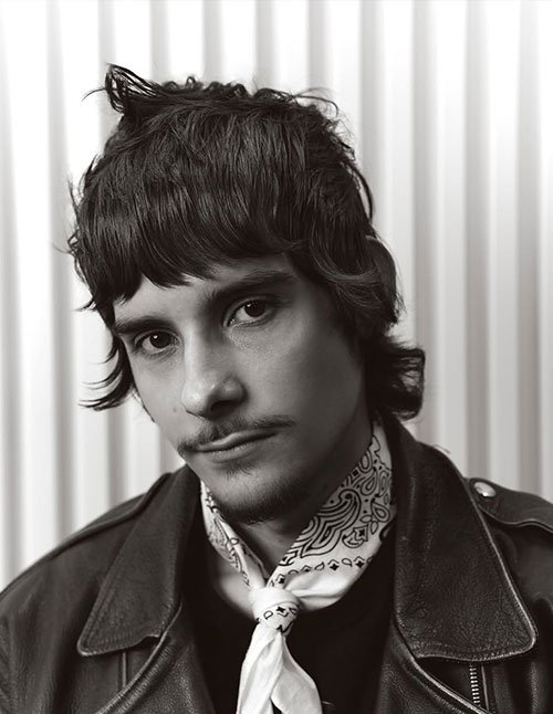 Textured long shag soft mullet inspired haircut
