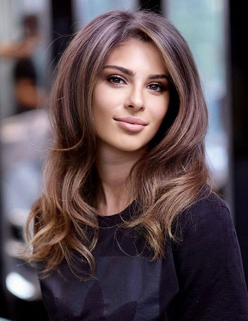 Long feathered layers with bouncy blowout