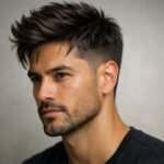 Spring men&rsquo;s textured quiff with low fade