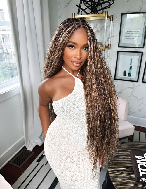 Long Hair Luxe Braids with extra-long length and soft loose waves